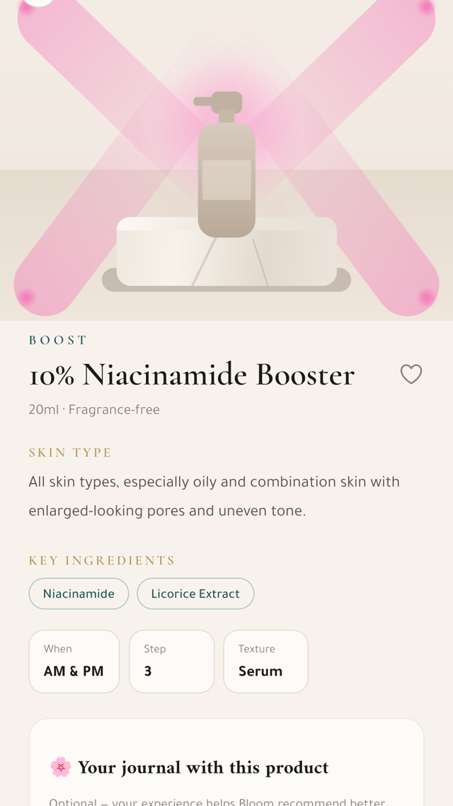 MHS BLOOM app — product decoded